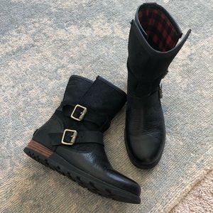 Sorel Moto boots black